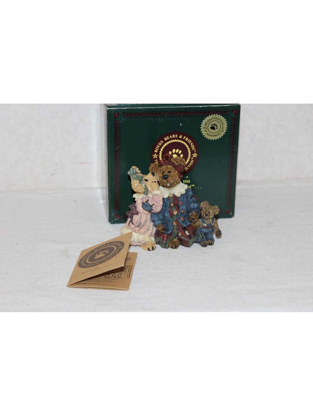 Boyds Bears and Friends Louella and Hedda...The Secret Figurine w/ Box COA